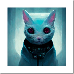 Cyber Cat Posters and Art